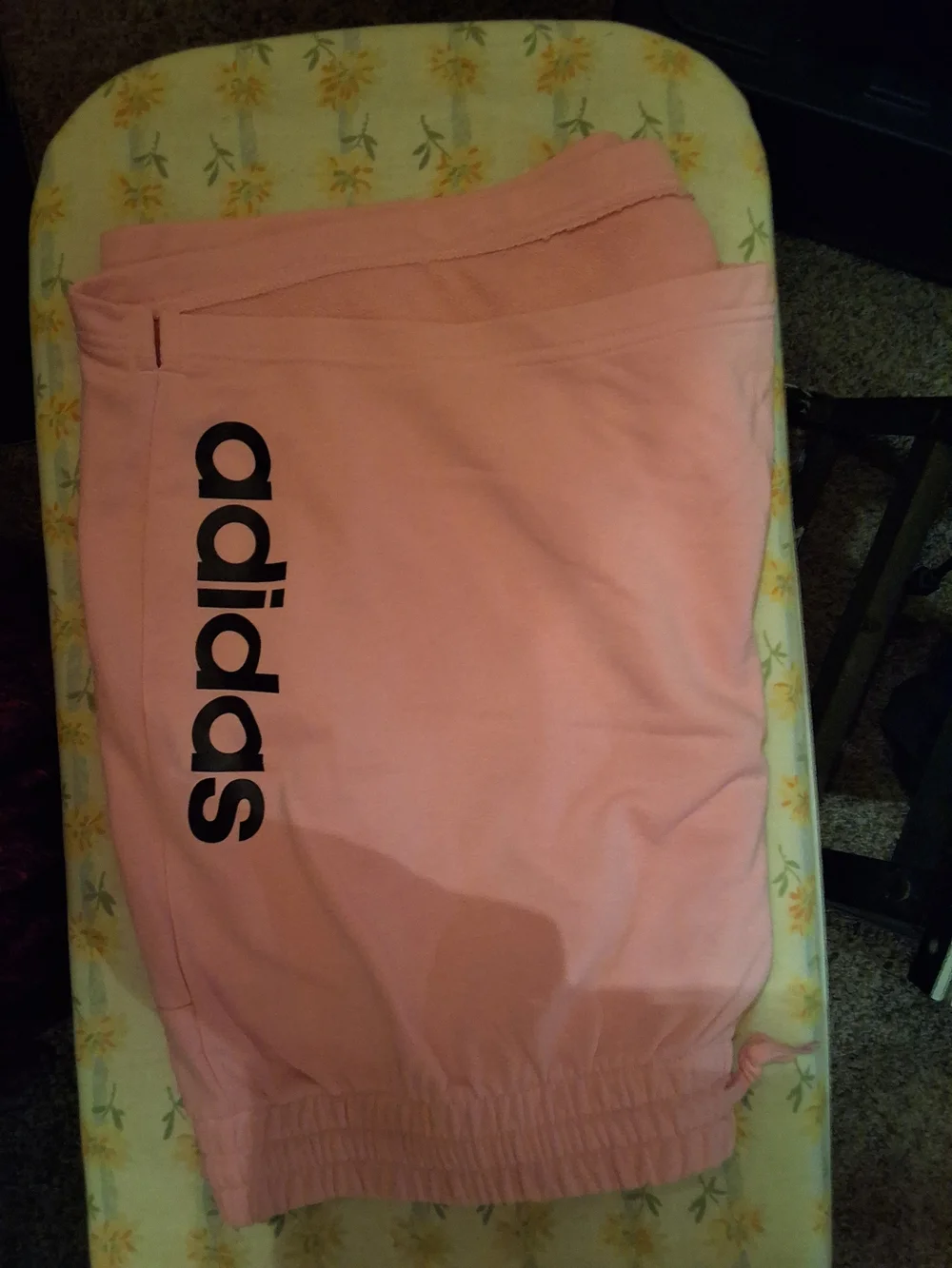 adidas Pink and Black Athletic Shorts